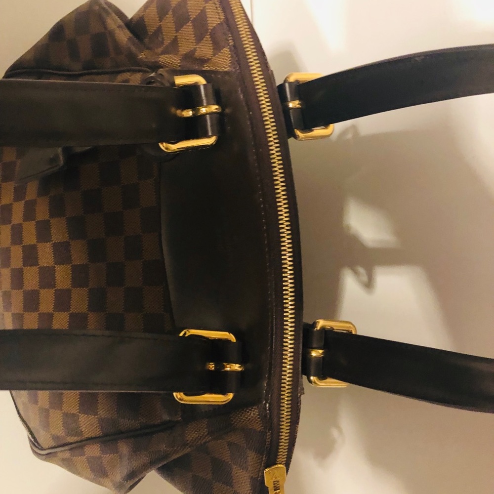 Authentic Verona Damien GM Brown LV Handbag